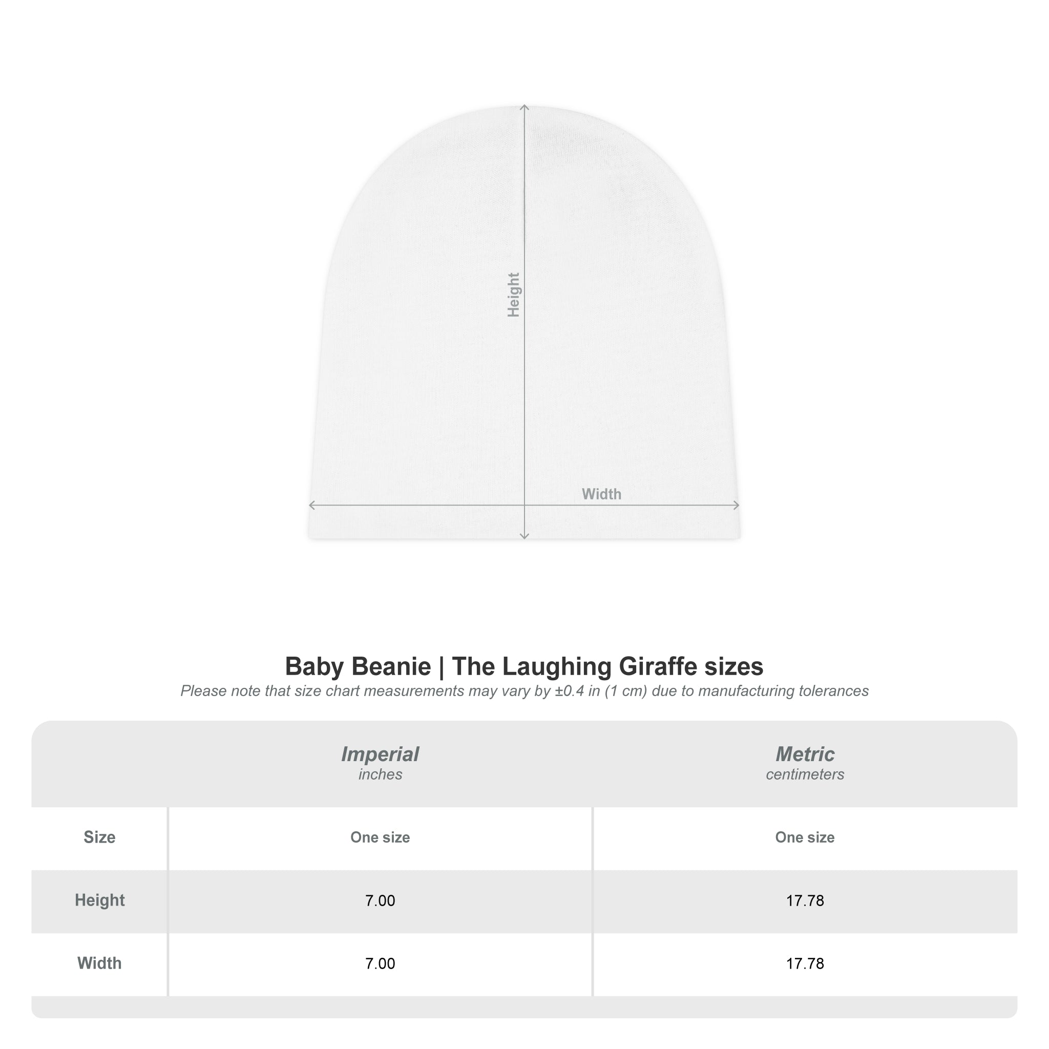 Baby Beanie — "the baby emporium" Pink Stroller Newborn Hat