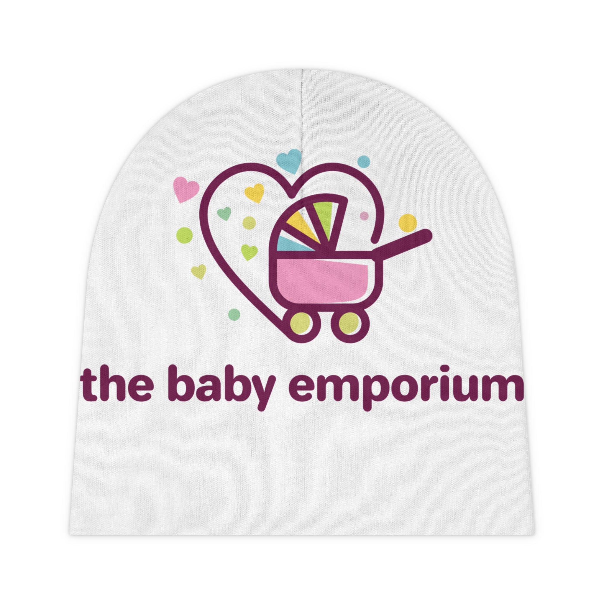 Baby Beanie — "the baby emporium" Pink Stroller Newborn Hat