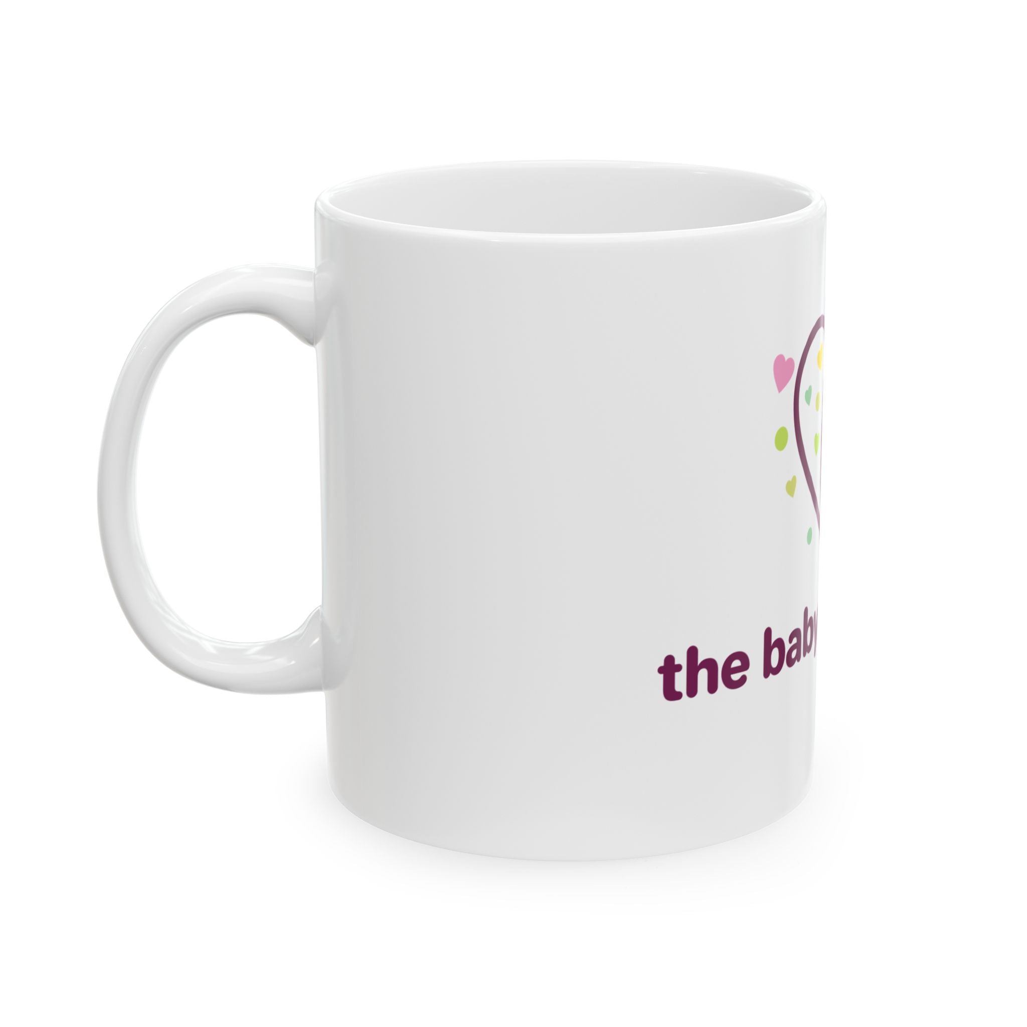 Baby Emporium Ceramic Mug — Cute Stroller Logo Coffee Cup (11oz & 15oz)