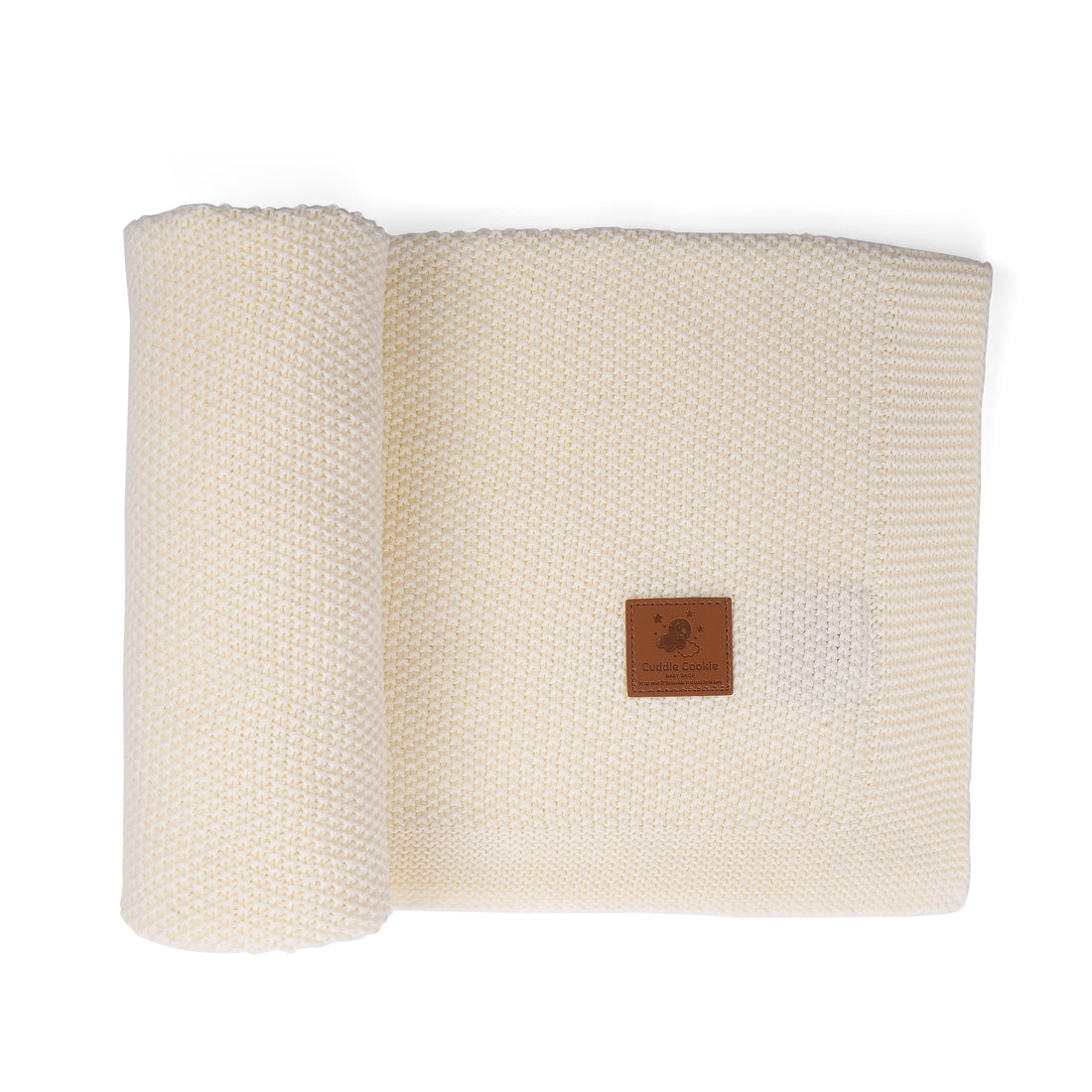 Deluxe Ivory Knit Blanket