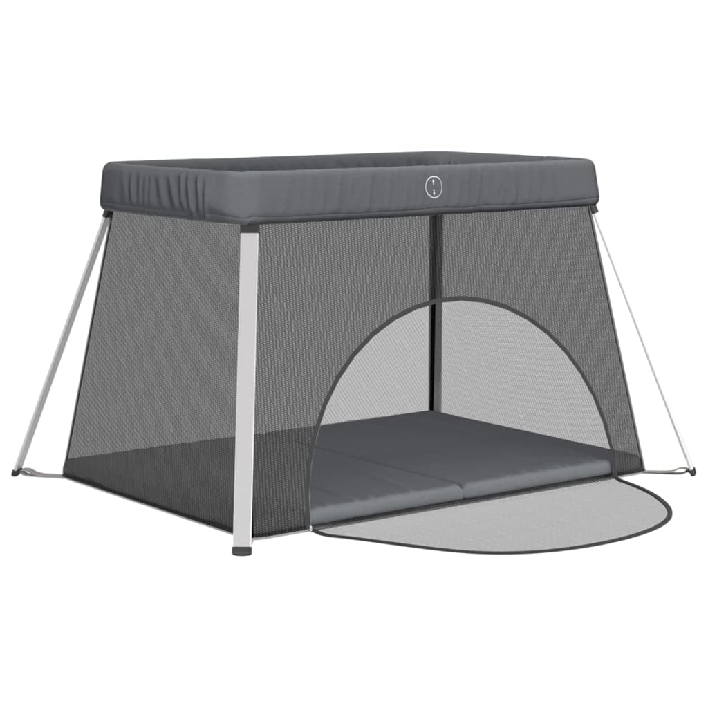 Baby Playpen with Mattress Linen Fabric   Baby Playpen with