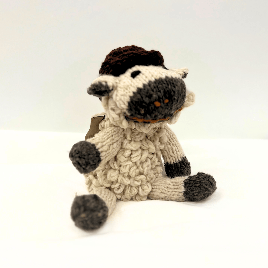 Wool Knit Buddy  | Sawyer the Sheep
