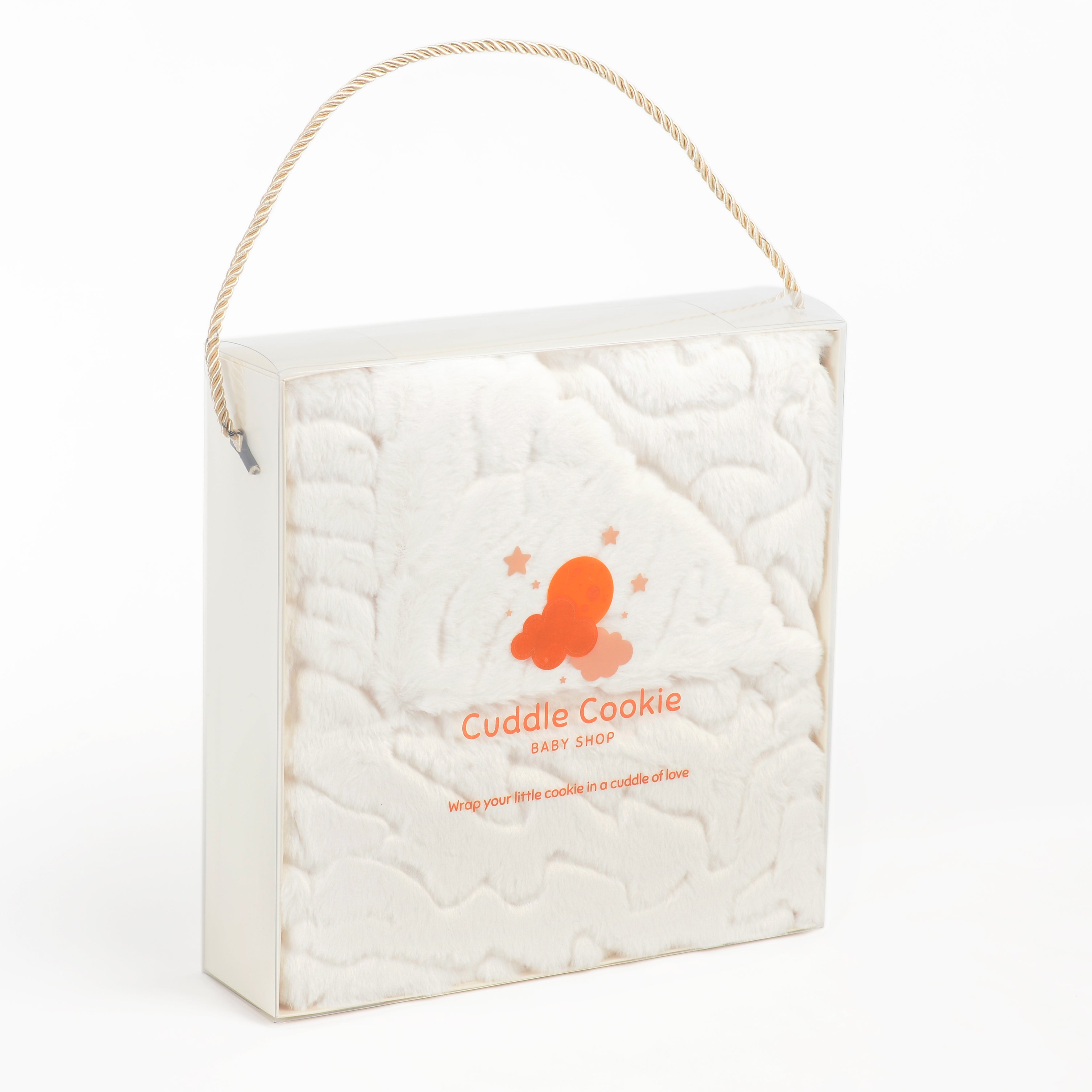 Ultra-Soft Solid Ivory Fur Blanket