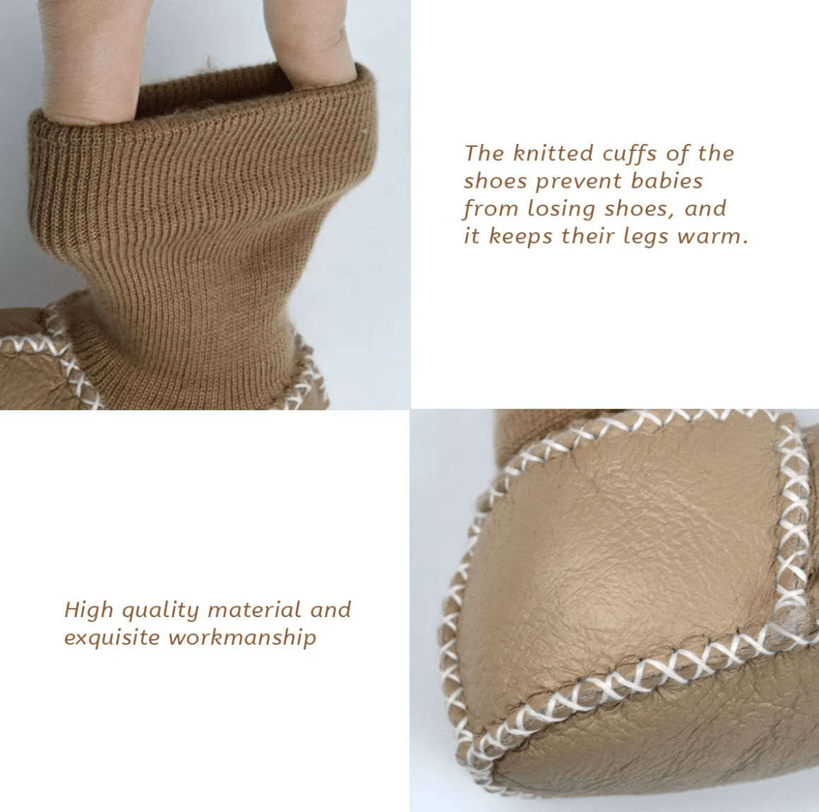 cozy booties | Dove Grey