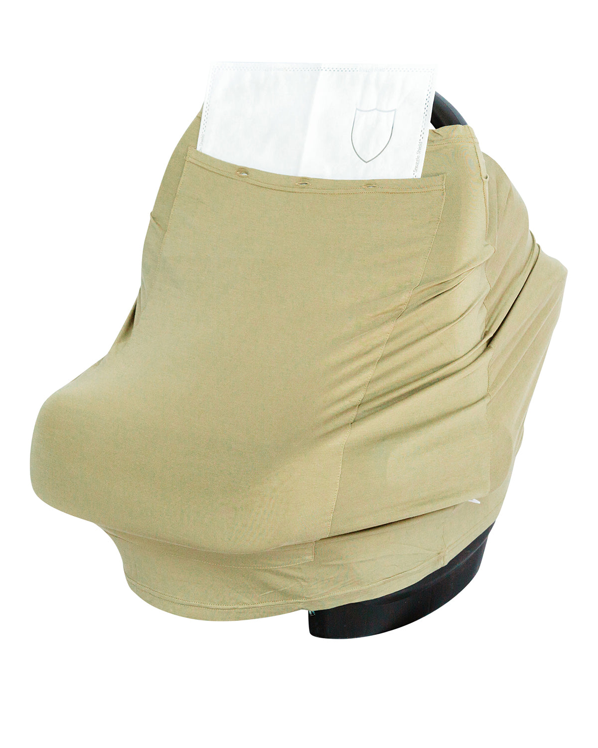 Snuggle Shield® LUXE Protection™ Bamboo Multi-Use Antimicrobial Air Filtering Infant Cover Moss Green