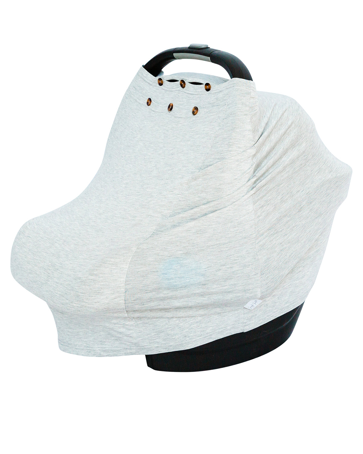 Snuggle Shield® LUXE Protection™ Bamboo Multi-Use Antimicrobial Air Filtering Infant Cover Grey